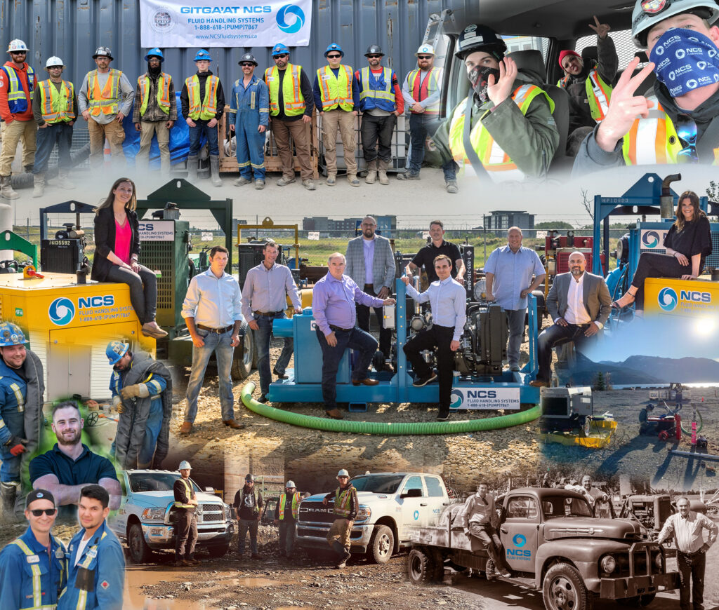 NCS Fluid Handling Systems employee montage photo