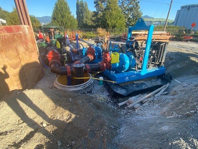 Engineered Bypass plans for large British Columbia Metropolitan area Sewer Bypass Fluid Solutions