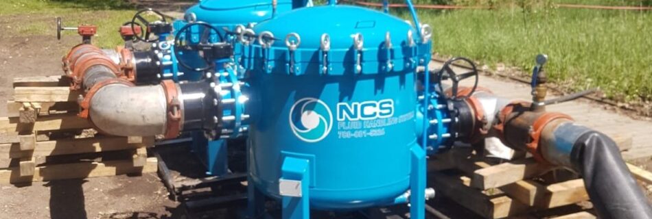 NCS Fluid Handling Systems Filter Bag system sediment control and filtration.