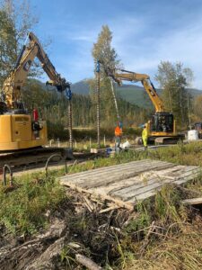 NCS Fluid Handling Systems Owned and operated well-point dewatering installation rigs with auger and jetting capabilities